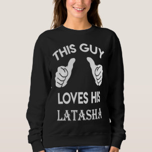 Sweatshirt Ce type adore son cœur de la Saint-Valentin LATASH