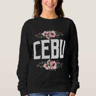 Sweatshirt Cebu Philippines Fleur Design Patriotisme