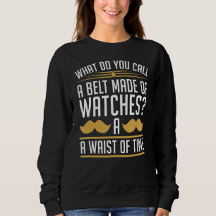 Sweatshirt Ceinture Mens Fait De Montres Taille Du Temps Père