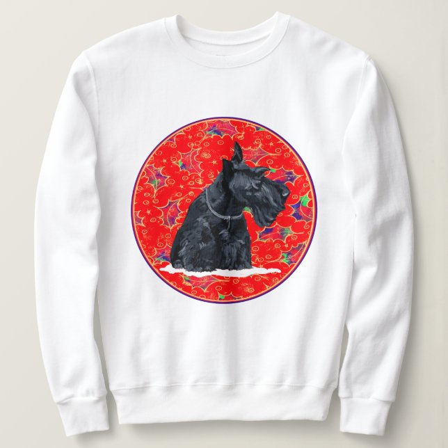 Sweatshirt Célébration Colorée des Terrier Écossais (Design devant)