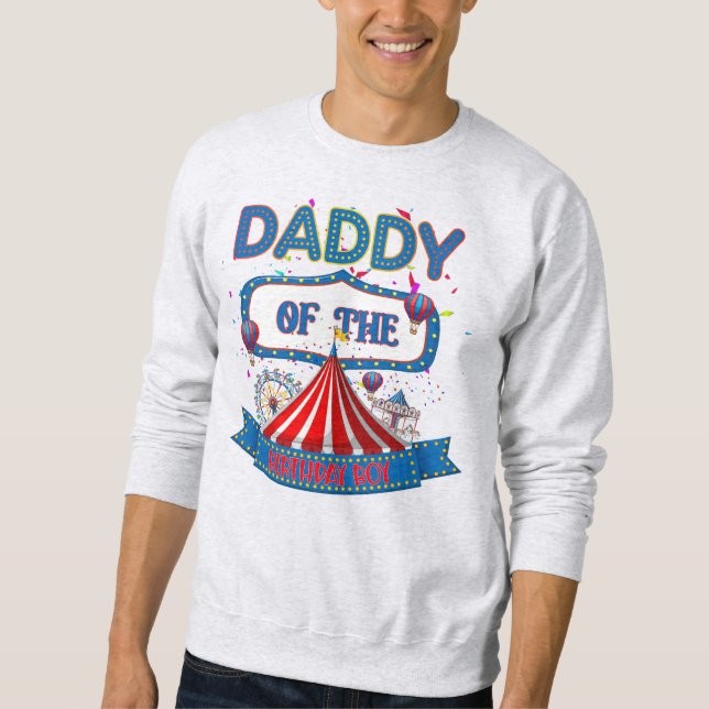 Sweatshirt Célébration de la fête du cirque Carnaval Daddy Co (Devant)