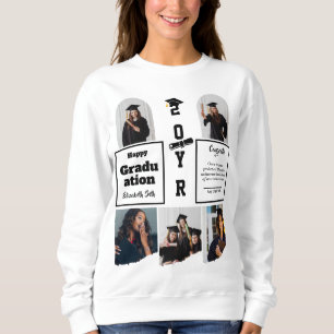 Sweatshirt Célébration de la photo de remise de diplôme 5 Mod