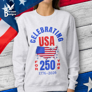 Sweatshirt Célébration des 250 ans d'indépendance des États-U