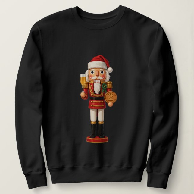 Sweatshirt Célébration des Fêtes de Casse-Noisette d'un An sa (Design devant)