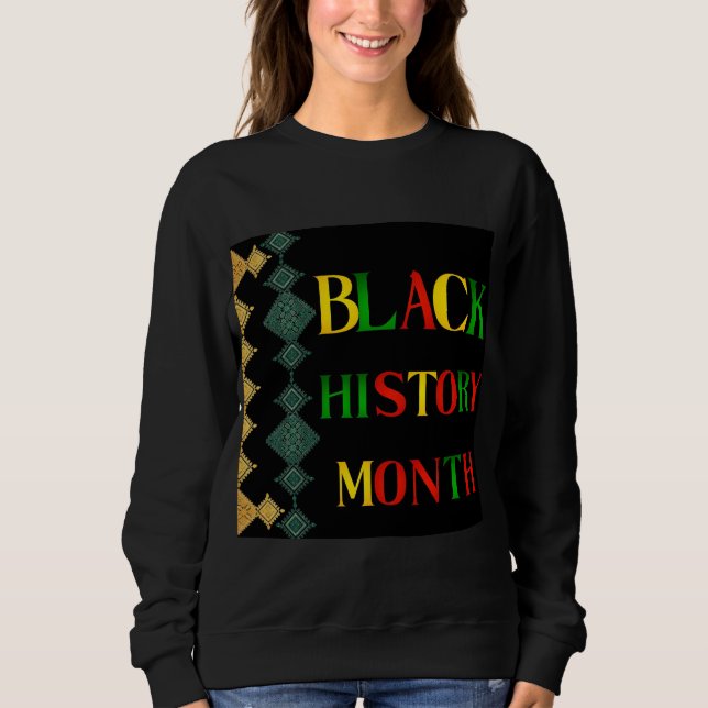 Sweatshirt Célébration du centenaire du Mois de l'histoire de (Devant)