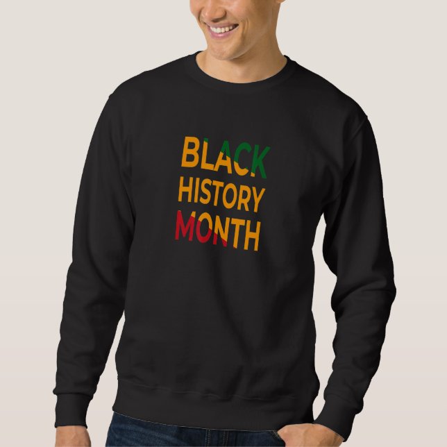 Sweatshirt Célébration du Mois de l'Histoire des Noirs Afriqu (Devant)