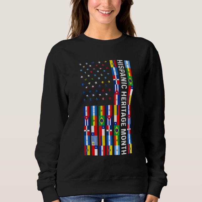 Sweatshirt Célébration du Mois du patrimoine hispanique latin (Devant)