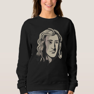 Sweatshirt Célèbre Sir Isaac Newton Physicist Mathematicien A