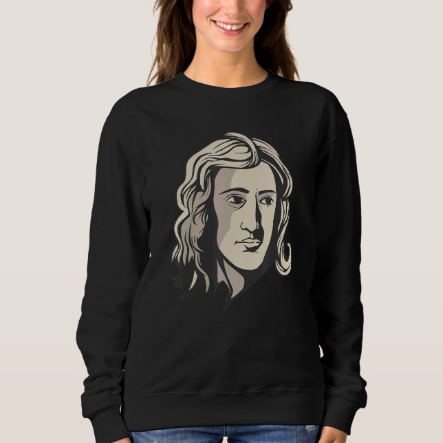 Sweatshirt Célèbre Sir Isaac Newton Physicist Mathematicien A (Devant)