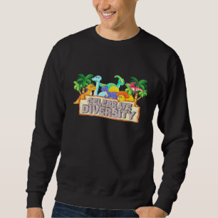 Sweatshirt Célébrer la diversité Paléontologue Gear Dinosaur