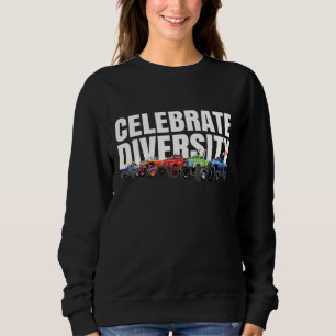 Sweatshirt Célébrer La Diversité Vintage Racing Types De Mons