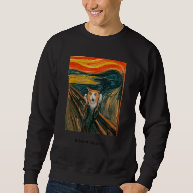 Sweatshirt Célèbres Chats Mignons Œuvre d'Art 1 (Devant)