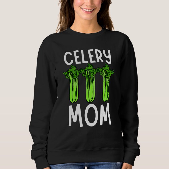 Sweatshirt Céleri Maman Fête des mères légumière  1 (Devant)