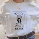 Sweatshirt Celestial Bachelorette Bride Tarot Card Customized<br><div class="desc">This personalized celestial boho bachelorette bride tarot card matching crewneck sweatshirt is perfect for your next bachelorette party! Perfect for your celestial bachelorette, this sweatshirt is sure to make a statement. Our personalized celestial boho bachelorette bride tarot card matching crewneck sweatshirt is sure to make your wedding festivities more festive!...</div>