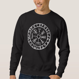 Sweatshirt Celtic Lucky Charm Viking Compass Vegvisir