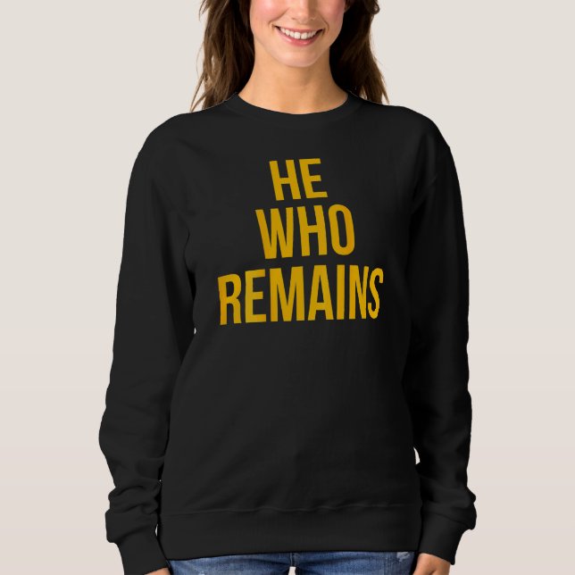 Sweatshirt Celui qui reste (Devant)