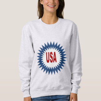 Sweatshirt cendre femme SOLEIL USA