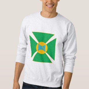 Sweatshirt cendre homme DESIGN BRAZIL