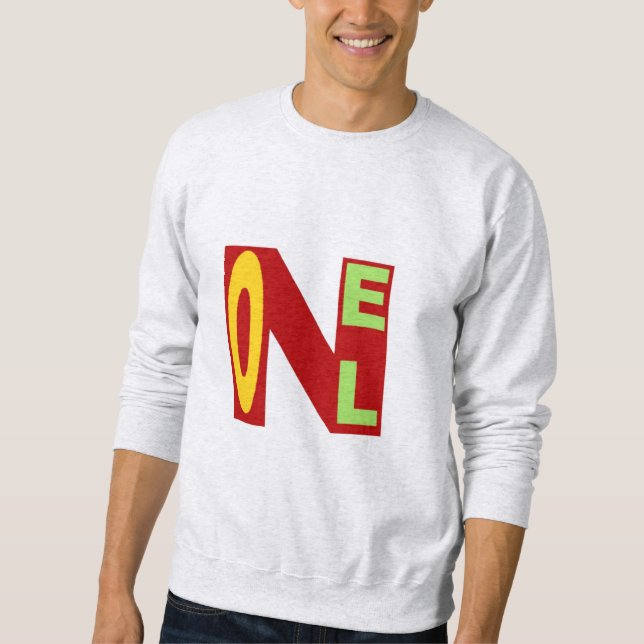 Sweatshirt  cendre homme DESIGN  NOEL (Devant)
