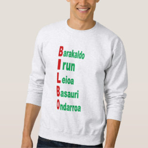 Sweatshirt cendre homme TOURISME PAYS BASQUE