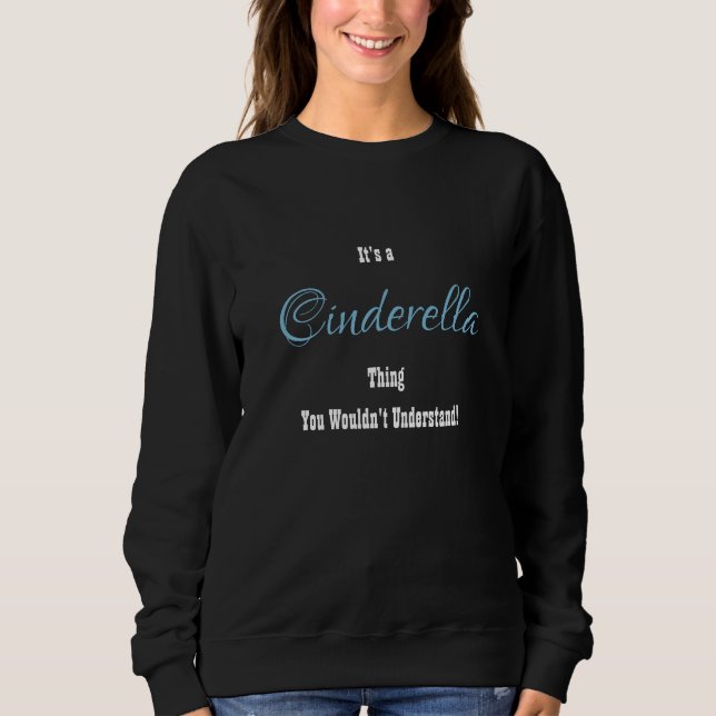 Sweatshirt Cendrillon (Devant)