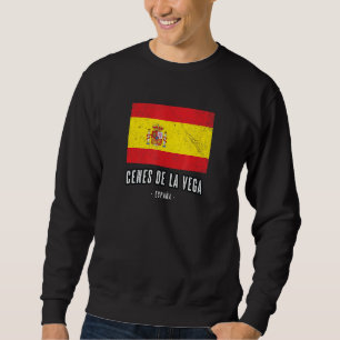 Sweatshirt Cenes De La Vega Espagne Es Drapeau Ville - Bander