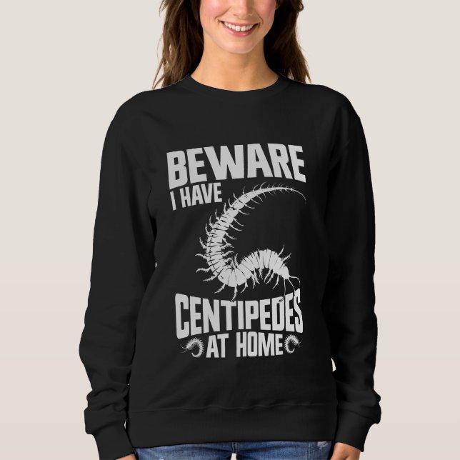 Sweatshirt Centipede Lover Arthropod Insect Food Giant Centip (Devant)