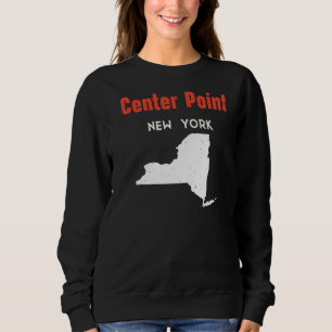 Sweatshirt Centre Point New York USA State America Travel New