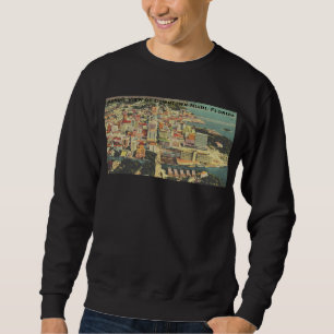 Sweatshirt Centre-ville vintage Miami, Floride - années 1960