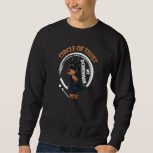 Sweatshirt Cercle De Confiance Mon Doberman Vous