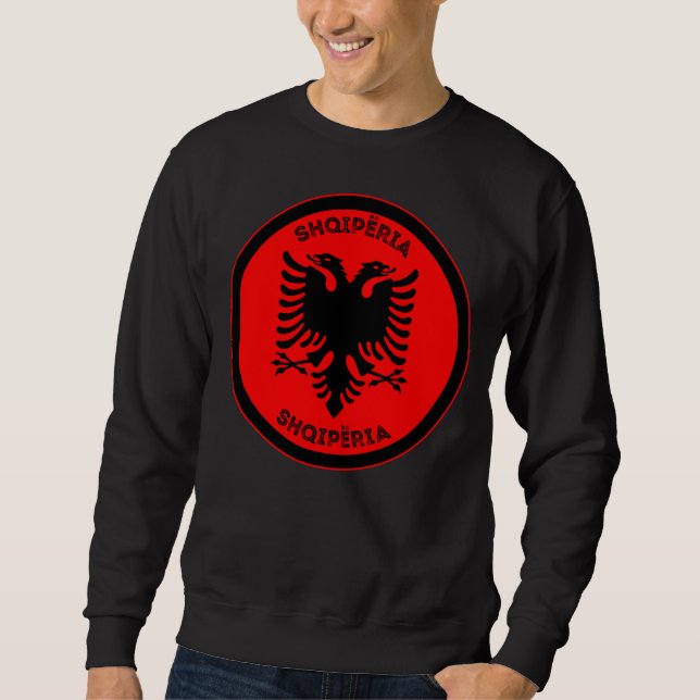 Sweatshirt Cercle de l'aigle noir albanais  (Devant)
