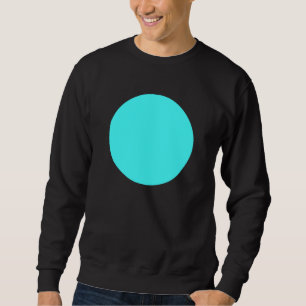 Sweatshirt Cercle simple - Bleu glace
