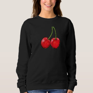 Sweatshirt Cerise Fruit DIY Couple Groupe Fête Halloween Cos