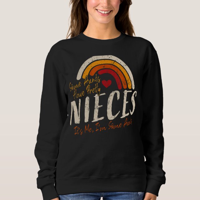 Sweatshirt Certaines chansons ont de jolies nièces C'est moi  (Devant)