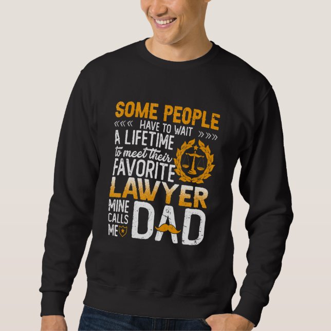 Sweatshirt Certaines Personnes Doivent Attendre De Rencontrer (Devant)