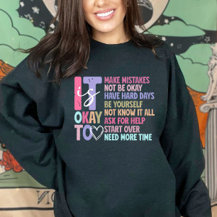 Sweatshirt C'est bon de ne pas être d'accord, rappel motivant