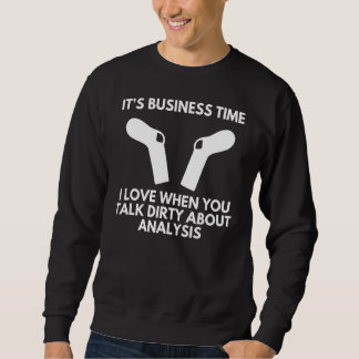Sweatshirt C'Est Business Time Chaussettes Parler Sale À Prop