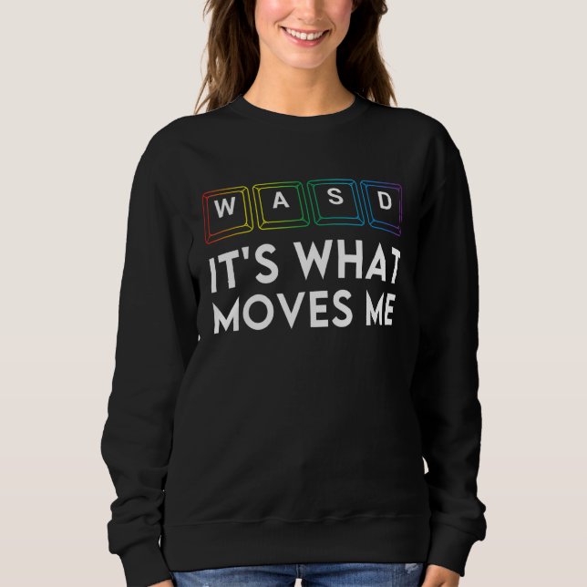 Sweatshirt C'Est Ce Qui M'Amène Pc Gamer Ordinateur Nerd (Devant)