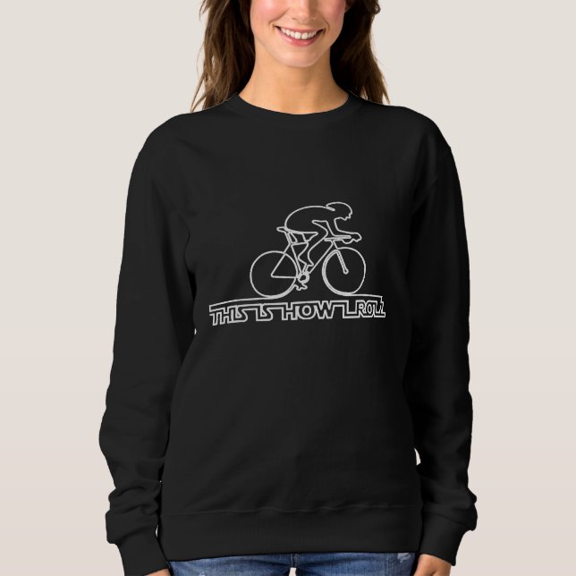 Sweatshirt C'est comme ça que je fais rouler les maths de for (Devant)