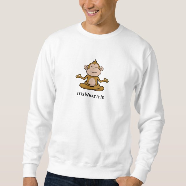 Sweatshirt C'est Comme C'est – Cadeau de Citation Drôle et Re (Devant)