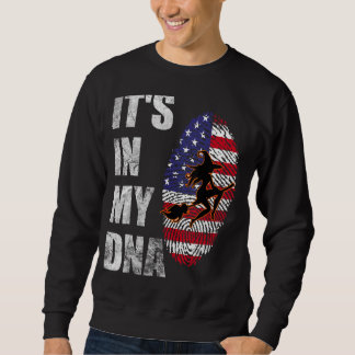 Sweatshirt C'est dans ma sorcière d'Halloween ADN
