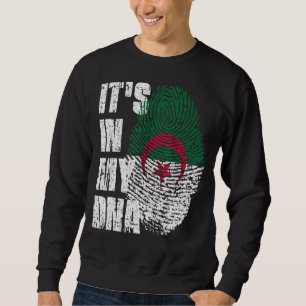 Sweatshirt C'est dans mon Adn Algérie Drapeau Algérien