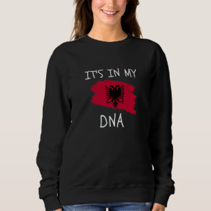 Sweatshirt C'est dans mon ADN Drapeau de l'Albanie Racines al