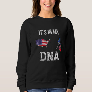 Sweatshirt C'est dans mon ADN Philippino Américain USA Philip
