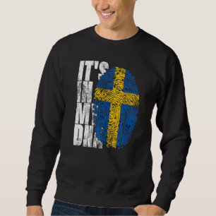 Sweatshirt C'est dans mon Adn Suède Graphic pour hommes femme