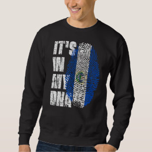 Sweatshirt C'est dans mon Adna El Salvador Drapeau salvadorie