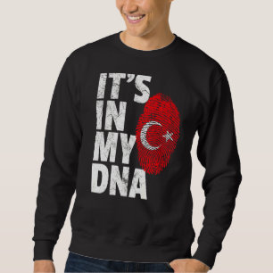 Sweatshirt C'est dans mon Adna Turquie Drapeau turc souvenir