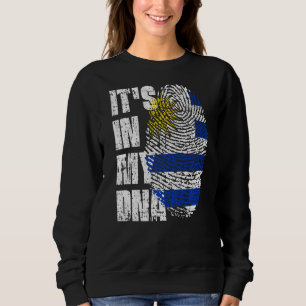 Sweatshirt C'est dans mon Adna Uruguay Drapeau uruguayen
