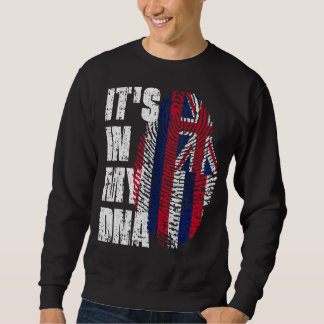 Sweatshirt C'est dans mon Dna Hawaii drapeau Hawaiian