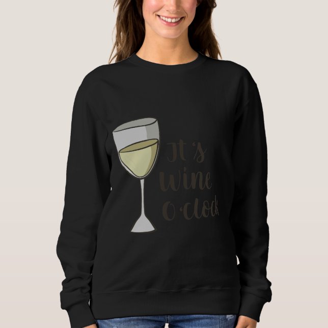 Sweatshirt C'Est Du Vin À L'Horloge 98 (Devant)